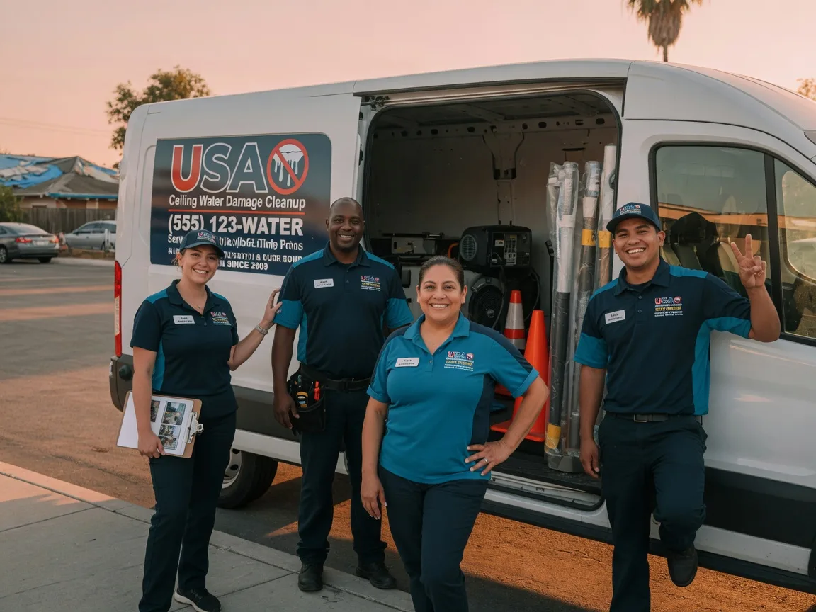 Ceiling Water Damage Restoration company in Bellflower, CA