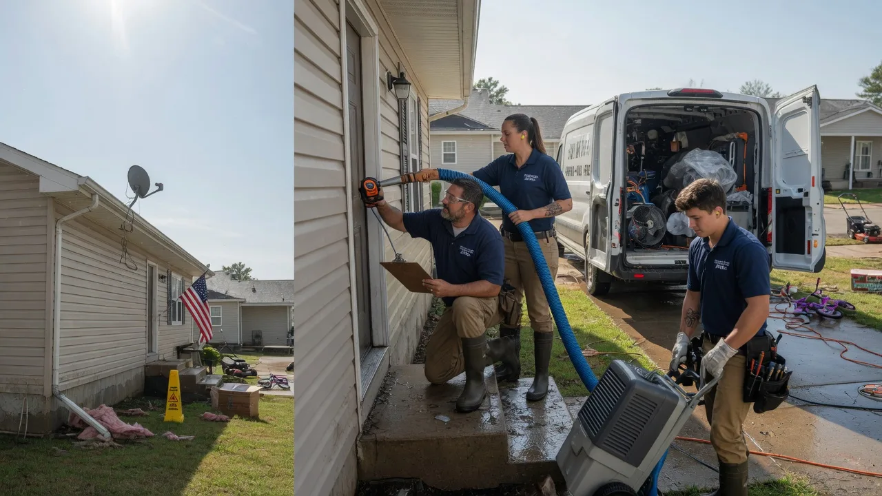 Ceiling Water Damage Restoration in Bellflower, CA near me
